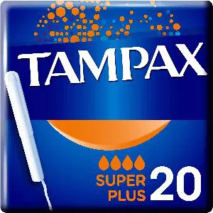 TAMPAX SUPER PLUS TAMPONS 20s UK 