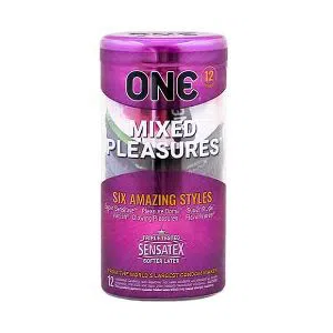 One Mixed Pleasures Condom - 12pcs Malaysia