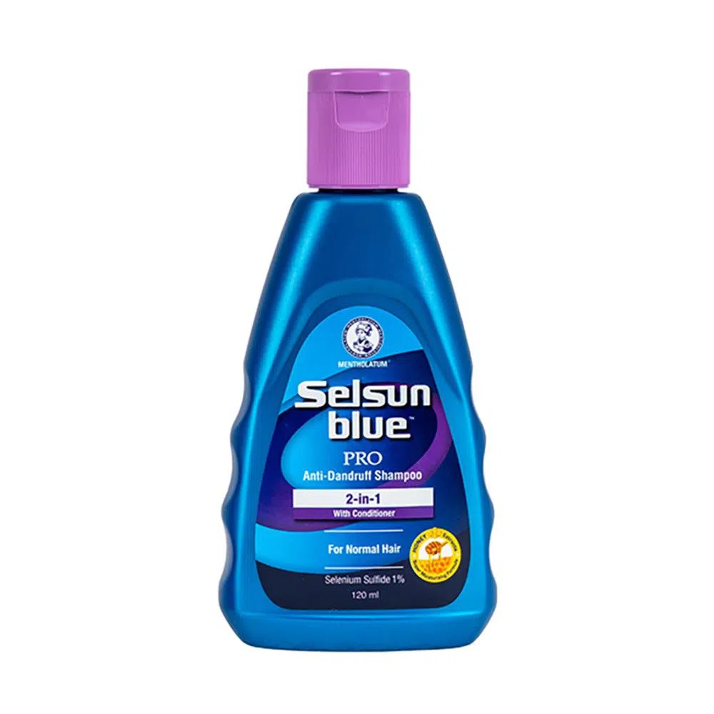 Selsun Blue Pro 2-in-1 Anti-Dandruff Shampoo 120ml USA