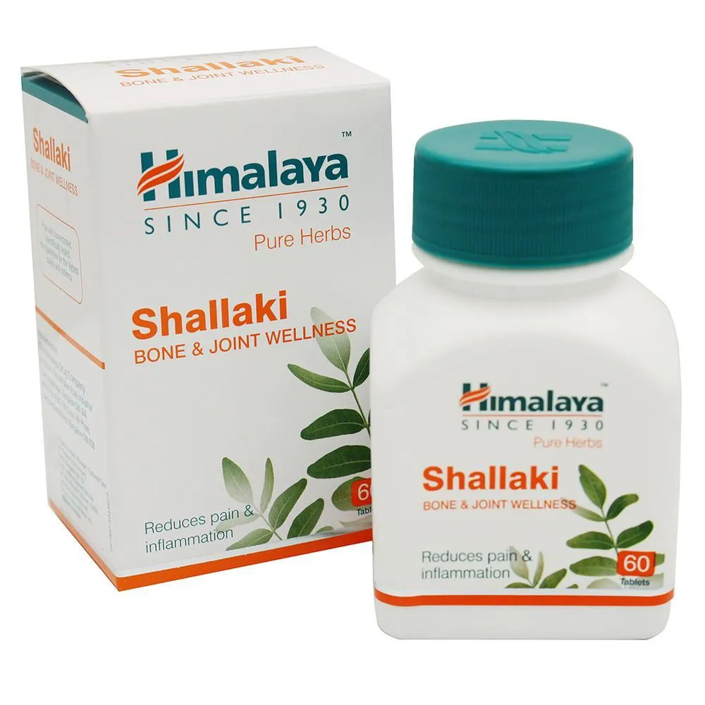 Himalaya Wellness Pure Herbs Shallaki Bone & Joint Wellness 60 Tabs India