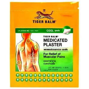 Tiger Balm Plaster White Cool 7X10 Cm Made in Malaysia