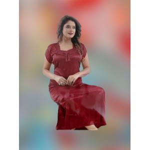 Night Dress   Single Part For Woman (Free size)-1p Set INDIAN