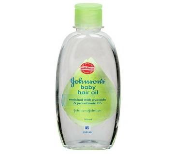 Johnsons Baby hair Oil enriched with avocado & pro-vitamin B5 200ml-India