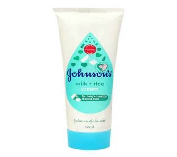 Johnson Baby Milk and Rice Baby Cream-100G-India