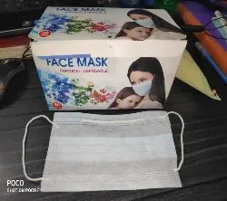 Mask 3 Layer With Noseclip - 50 pcs
