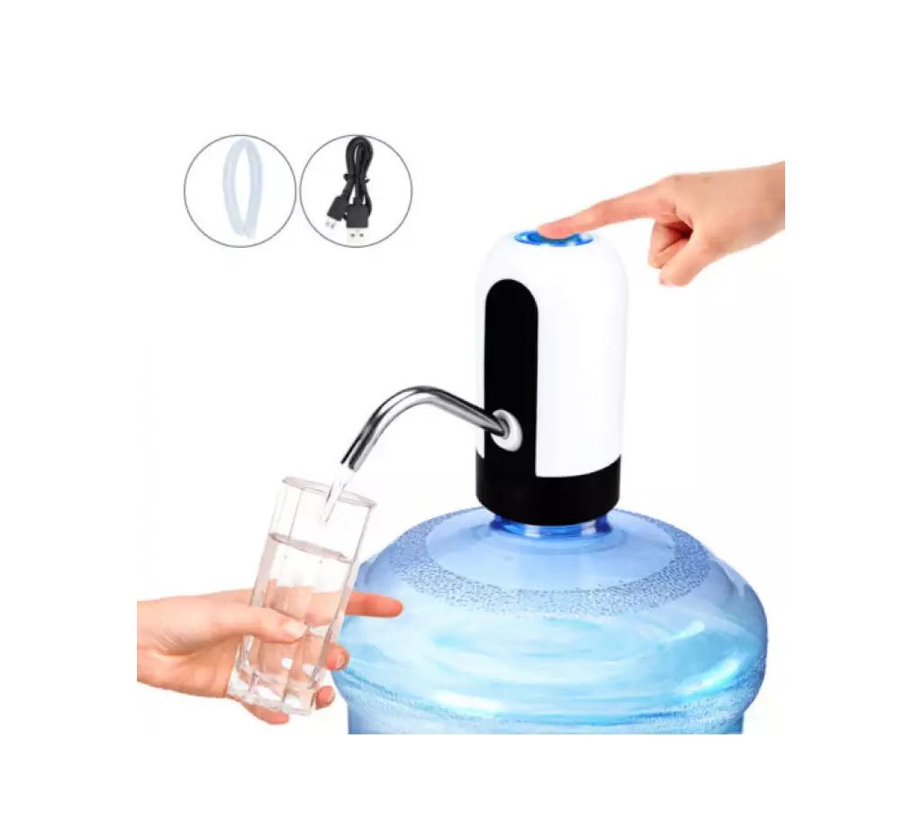 ওয়াটার বোতল পাম্প  USB Charging Automatic Drinking Water Pump Portable Electric Water Dispenser বাংলাদেশ - 1178499