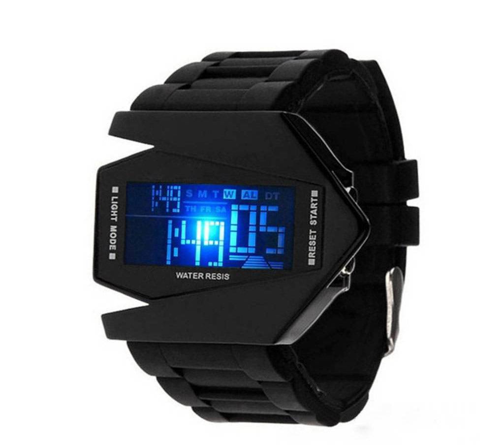 Digital Black Dial LED Watch বাংলাদেশ - 692064
