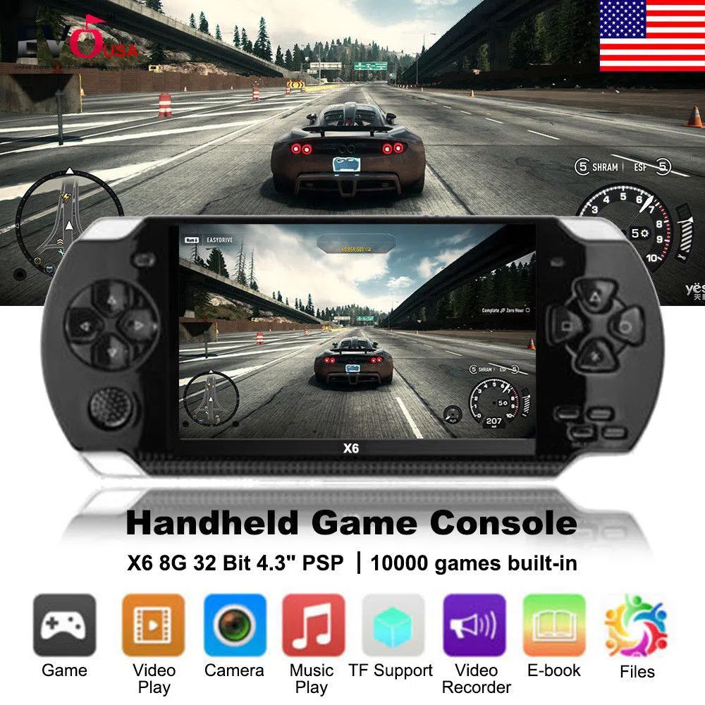 X6 PSP Handheld 8GB Game Console