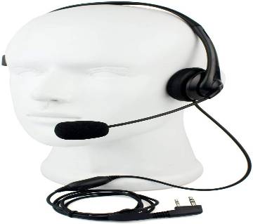 Two Way Radio Earpiece with Mic Noise Cancelling Headset  