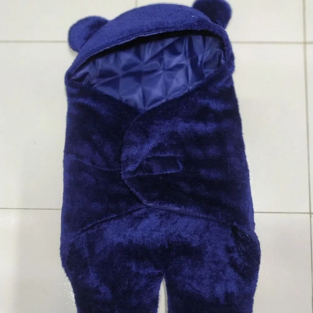 Baby Sleeping Bag Ultra-Soft Fluffy Fleece Newborn Receiving Blanket Infant Boys Girls ClothesSleeping Nursery Wrap Swaddle