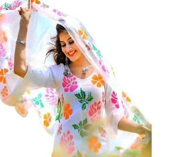 Unstitched Cotton Salwar Kameez for Women 