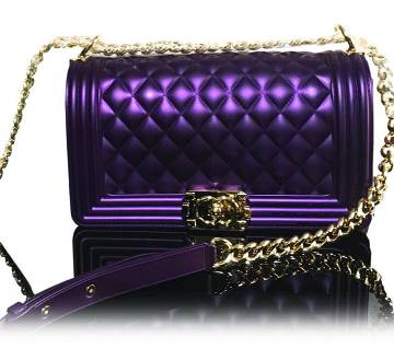 Shinning Purple Ladies Bag