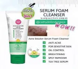 cathy-doll-acne-solution-serum-foam-cleanser-100g-korea