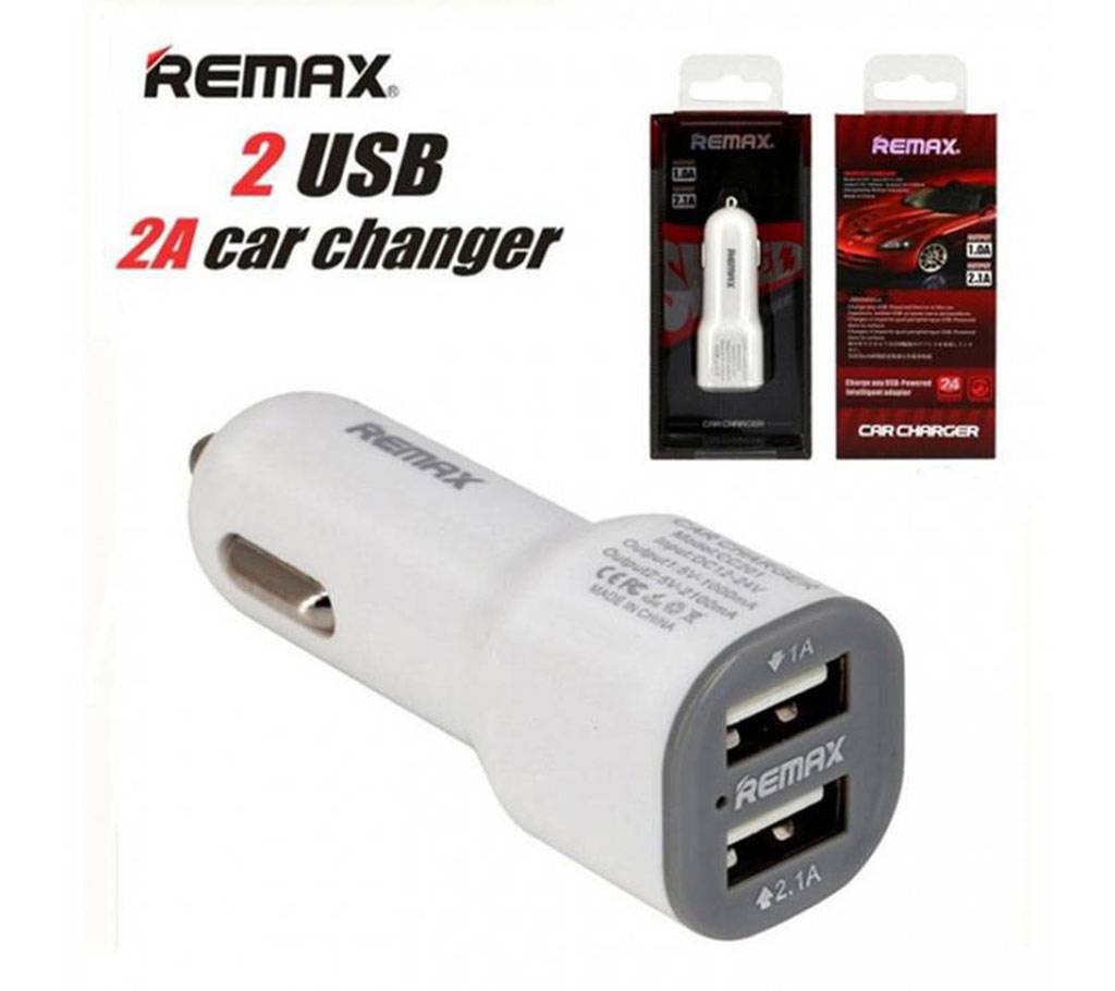 2 in 1 Remax USB CAR চার্জার বাংলাদেশ - 529259