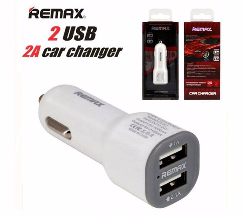 2 in 1 Remax USB CAR চার্জার বাংলাদেশ - 518633