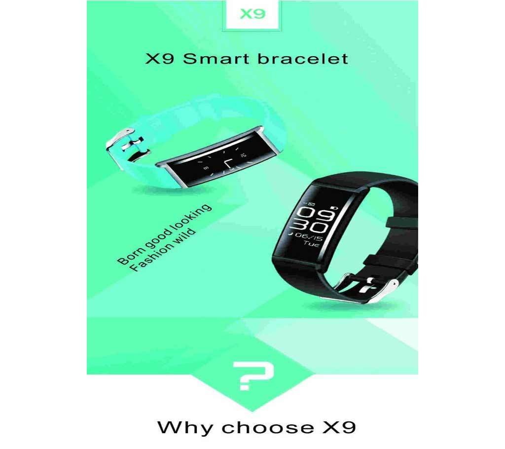 Heart Rate Bracelet Smart Band X9 - No SIM বাংলাদেশ - 771600