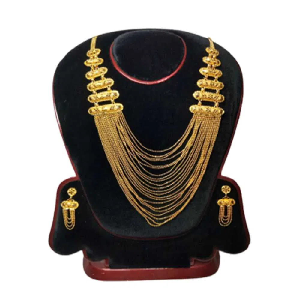 Gold Plated Jewellery Necklace Set For Women International Grated in indian code 126