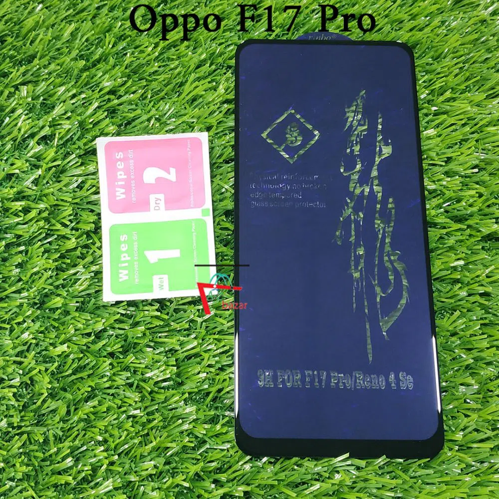 For Oppo F17 Pro - Rinbo 6D Full Cover Glass HD Clear Scratchproof Tempered Glass Screen Protector