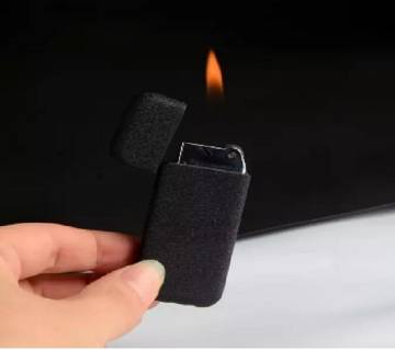 Slim Metal Flame Butane Lighters for Cigarettes,Refillable Flint Smoking Lighters,Novelty Gadget Gas Lighter