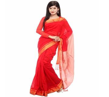 Red silk sharee
