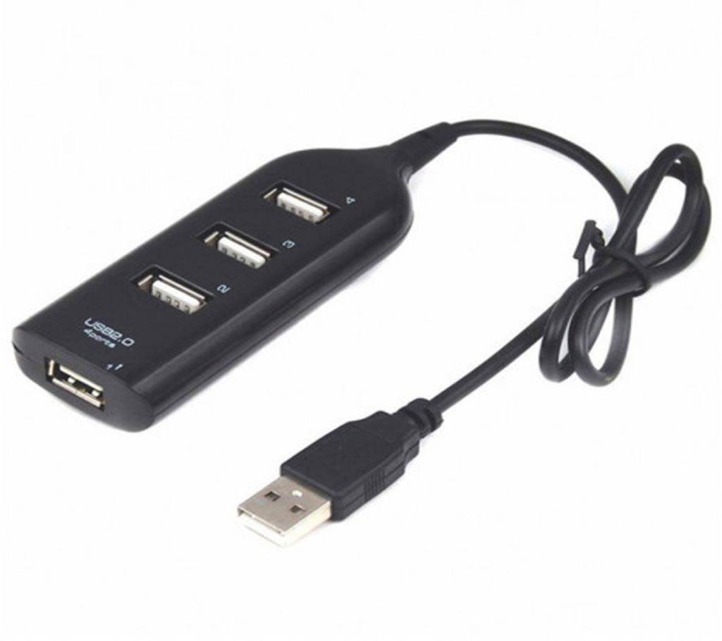 4 Port USB হাব - ব্ল্যাক বাংলাদেশ - 904704