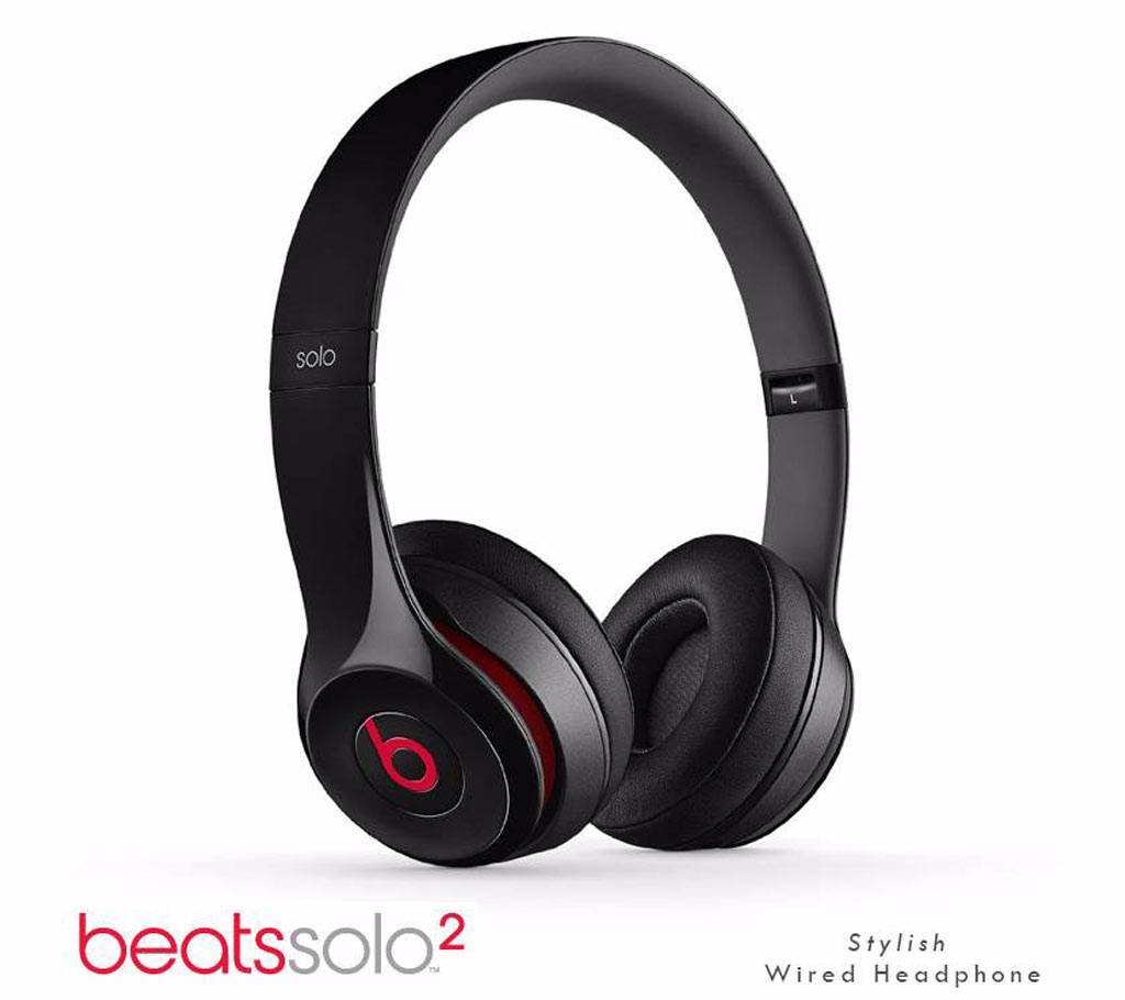 Beats S450 Solo 2 ওয়্যারড হেডফোন (কপি) - ব্ল্যাক বাংলাদেশ - 467983