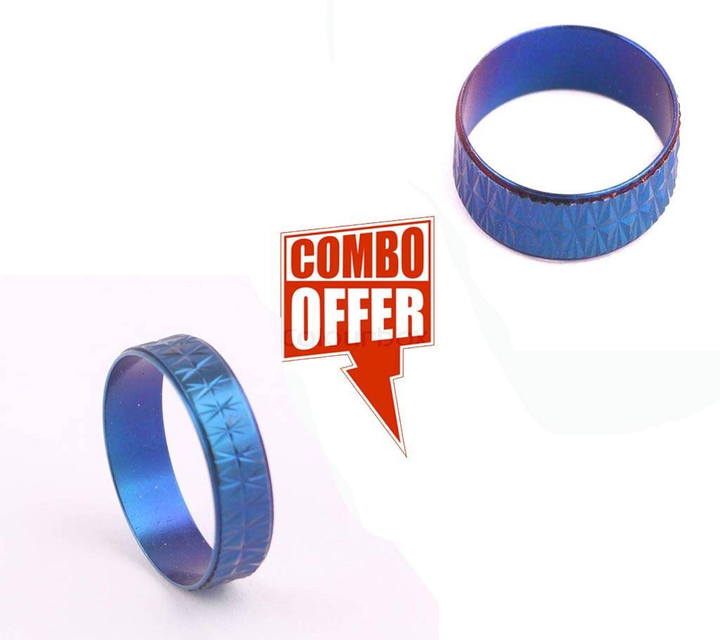 Stylish Combo Blue Dazzling Ring বাংলাদেশ - 1107098