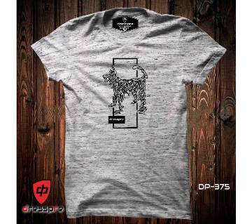 Half Sleeve Gents Casual T-Shirt