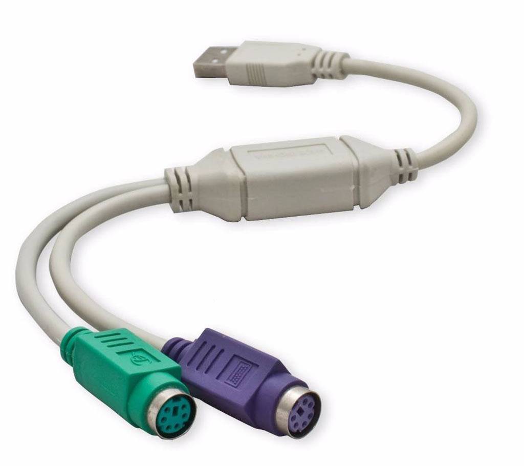 USB to PS2 PS/2 অ্যাডাপ্টার কনভার্টার বাংলাদেশ - 516048