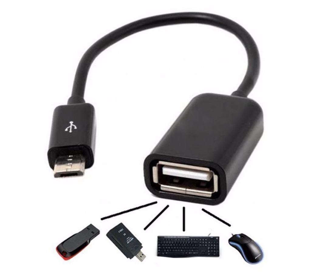 Micro USB OTG ক্যাবল অ্যাডাপ্টার (৫ পিস) বাংলাদেশ - 429783