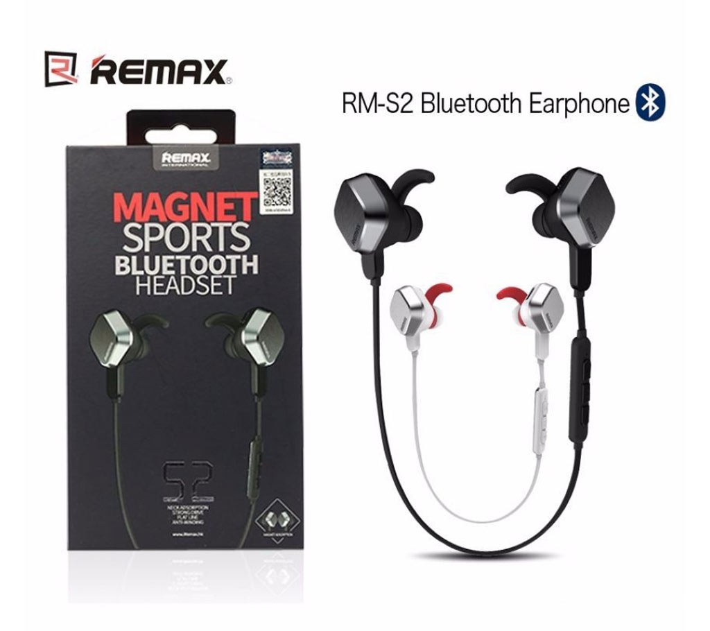 Remax S2 Magnet Sports ব্লুটুথ হেডসেট বাংলাদেশ - 405838
