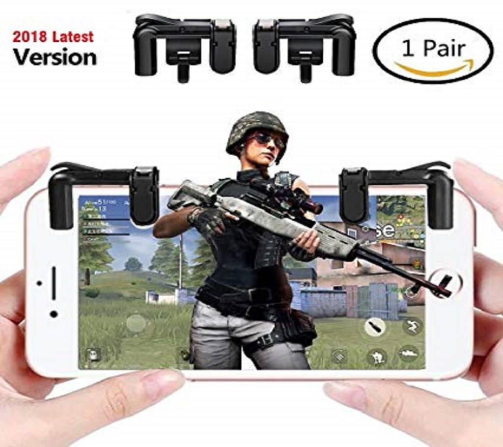 K01 Mobile Game Controller, Beautyrain Sensitive Shoot and Aim Buttons L1/R1 for PUBG/Knives Out/Rules of Survival, PUBG Mobile Game জয়স্টিক Cell Phone গেম কন্ট্রোলার বাংলাদেশ - 749973