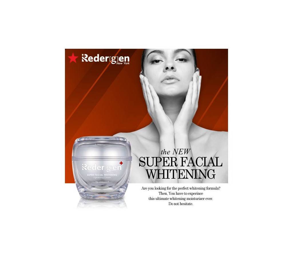 Redergen Super Facial Whitening Cream 50g - USA বাংলাদেশ - 742469