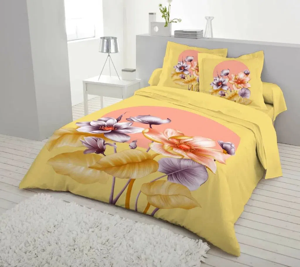 DoubleSize Bed Sheet & Pillow Cover