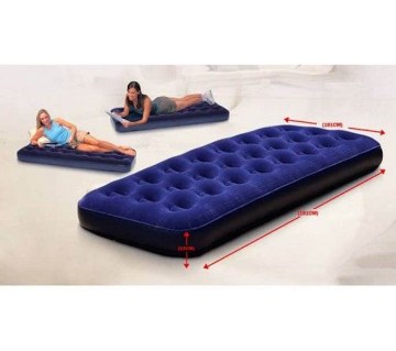 Single air bed with pumper 