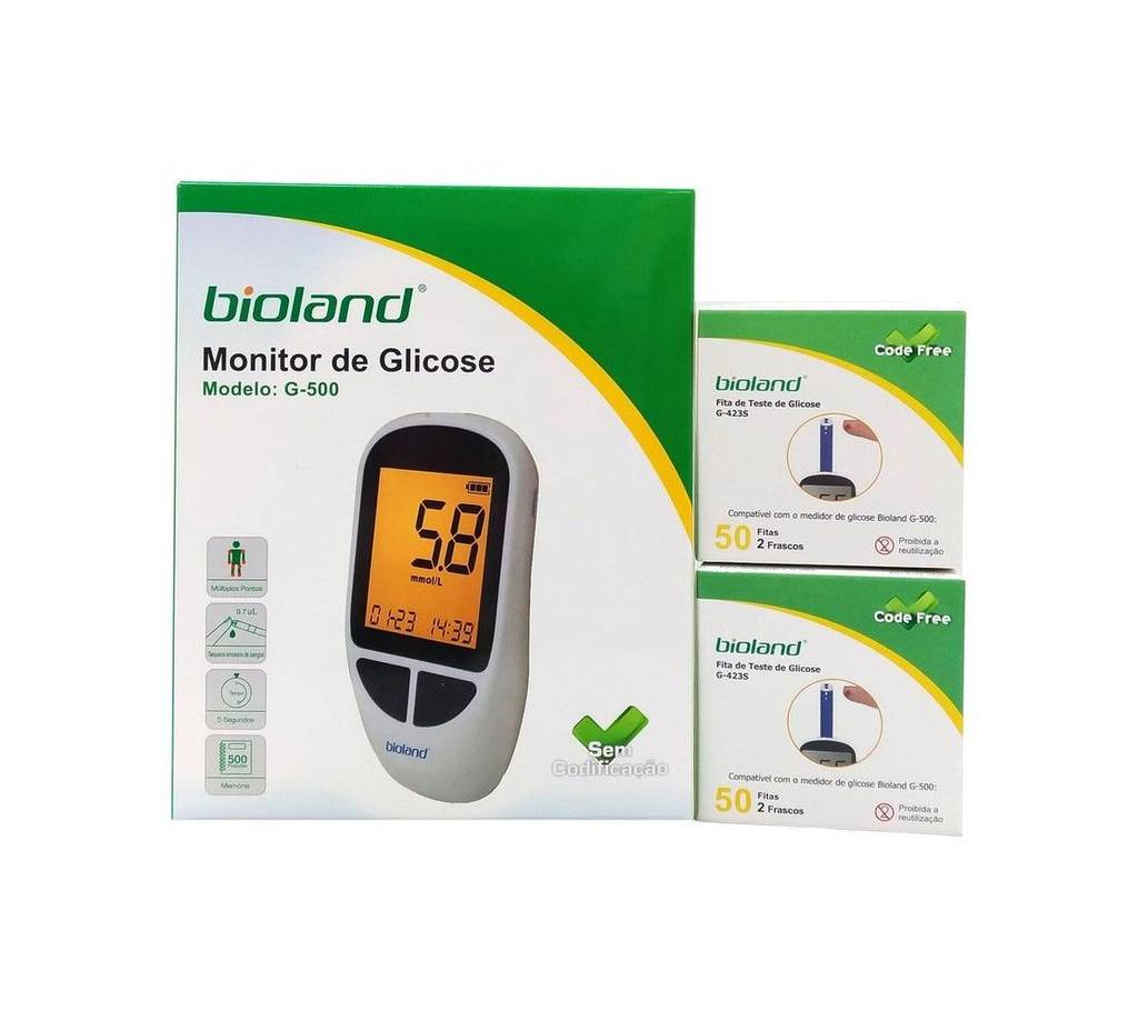 Rechargeable Bioland Advance Blood Glucose Monitoring System বাংলাদেশ - 740436