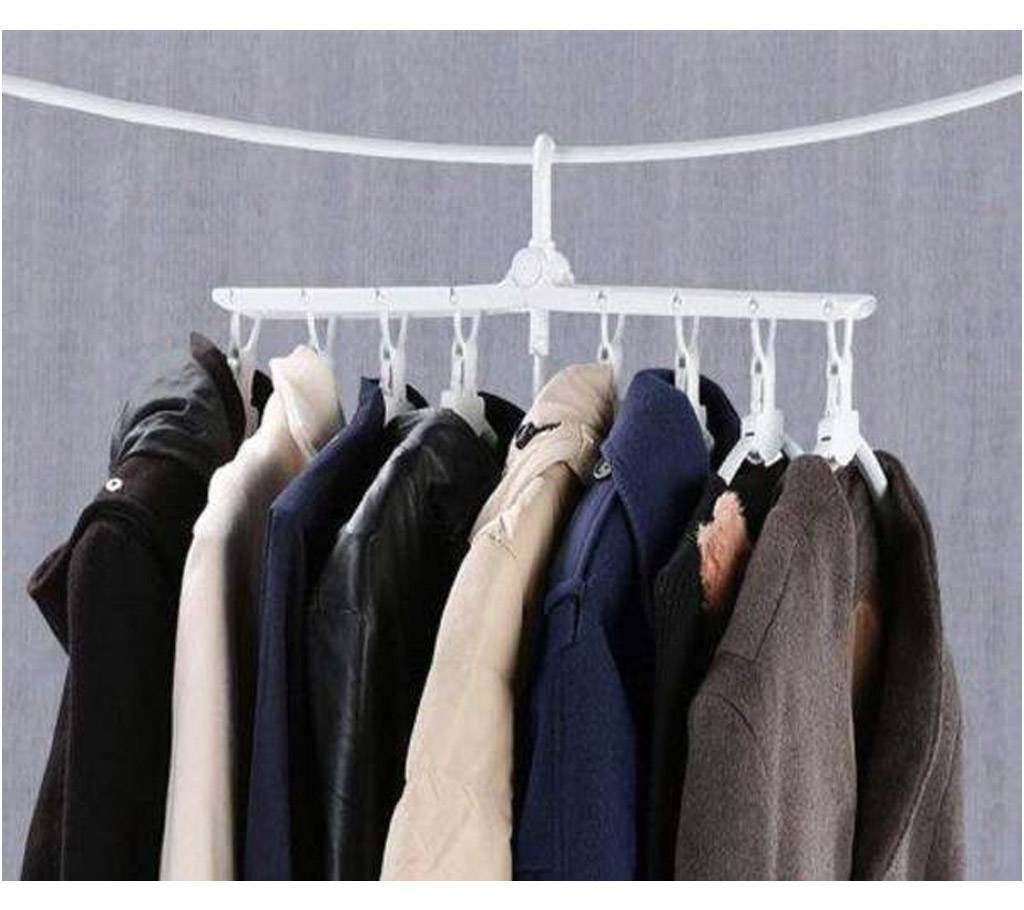 Multi-functional plastic clothes hanger folding বাংলাদেশ - 619442