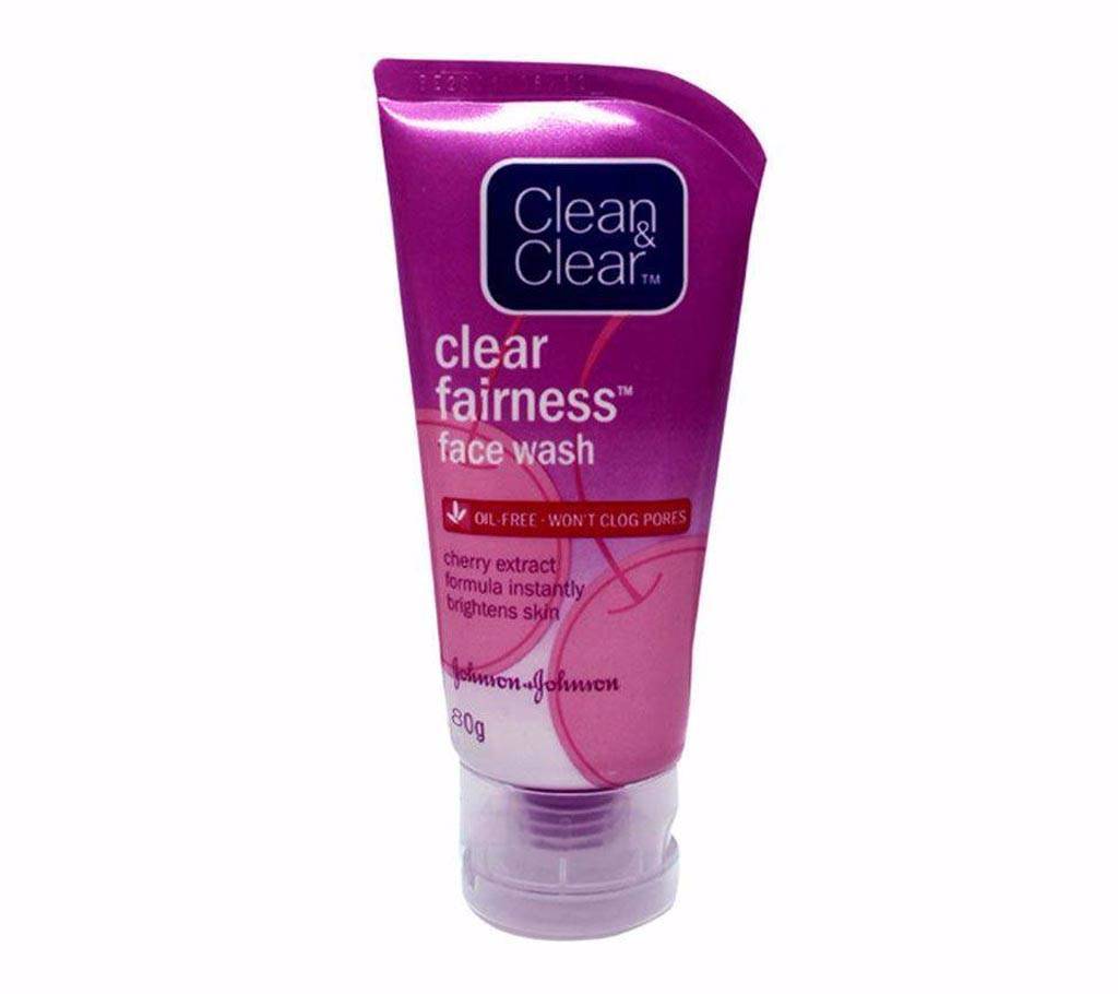 CLEAN & CLEAR ফেয়ারনেস ফেসওয়াশ বাংলাদেশ - 542467
