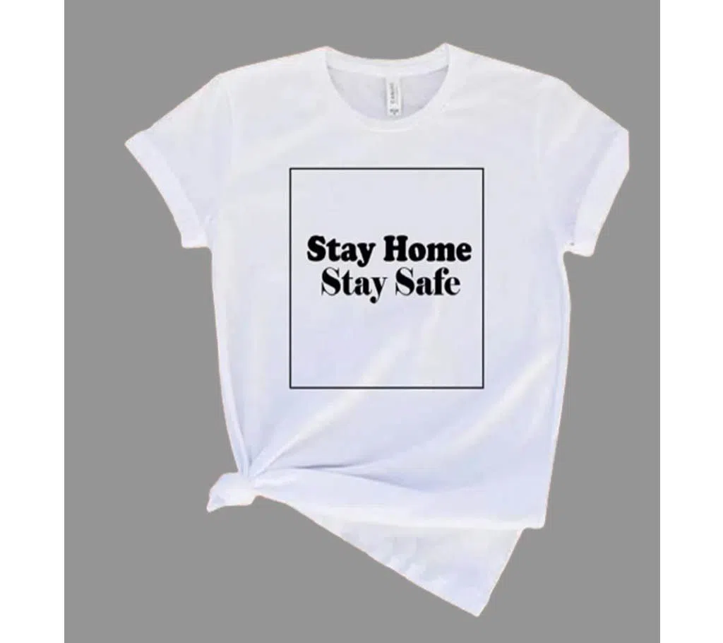 stay home HALF SLEEVE COTTON T-SHIRT FOR MEN5