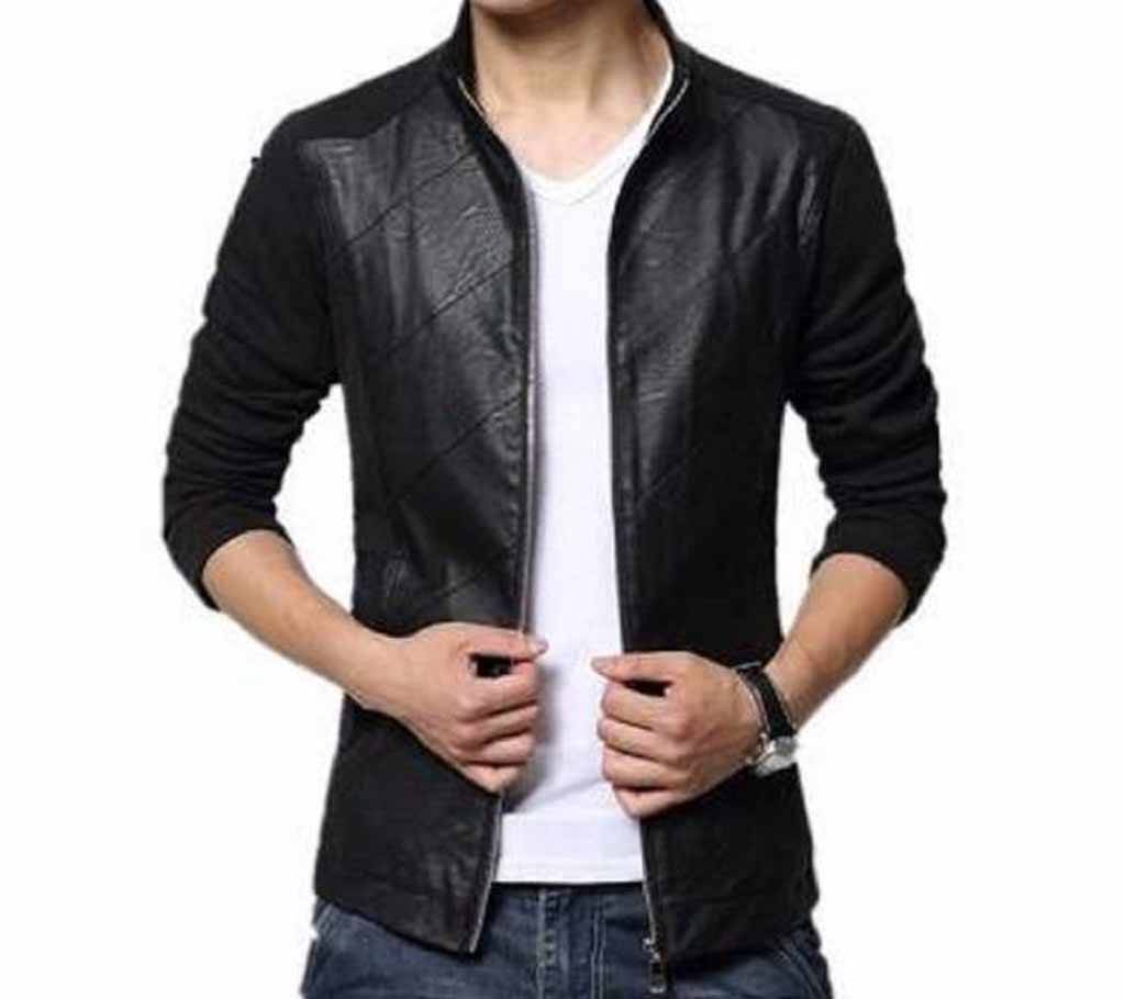 Full Sleeve Gents Artificial Lether Jaket #884893 buy from Update Bazar ...