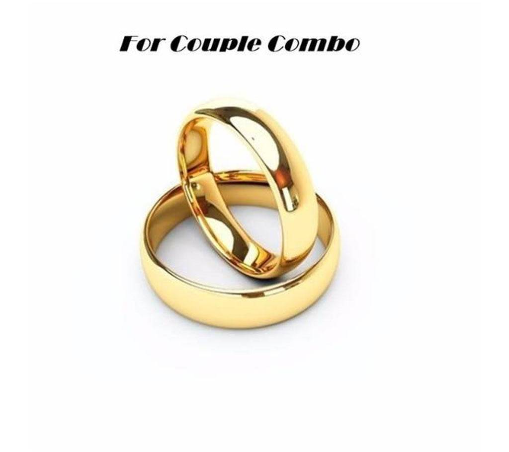 Combo for Couple Gold Plated Finger Ring বাংলাদেশ - 614633