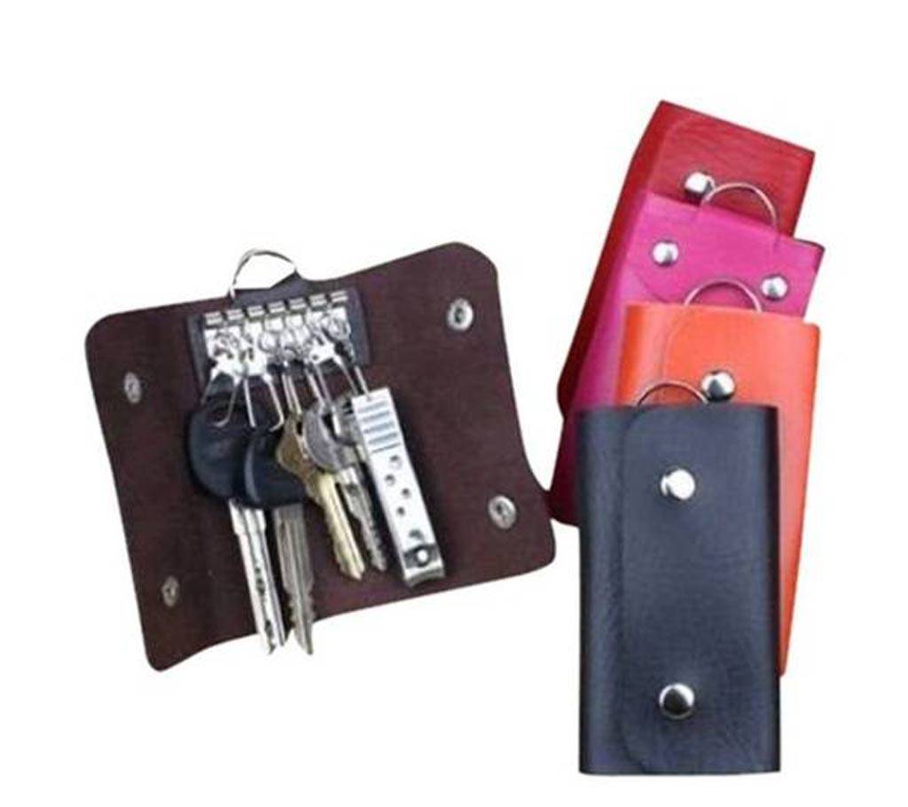 Leather Key Ring Holder- Multicolour বাংলাদেশ - 616122