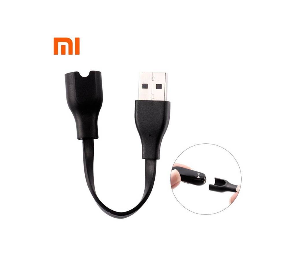 Mi Band 2 Charger Cord Replacement USB চার্জিং ক্যাবল অ্যাডাপ্টার - Black বাংলাদেশ - 766423