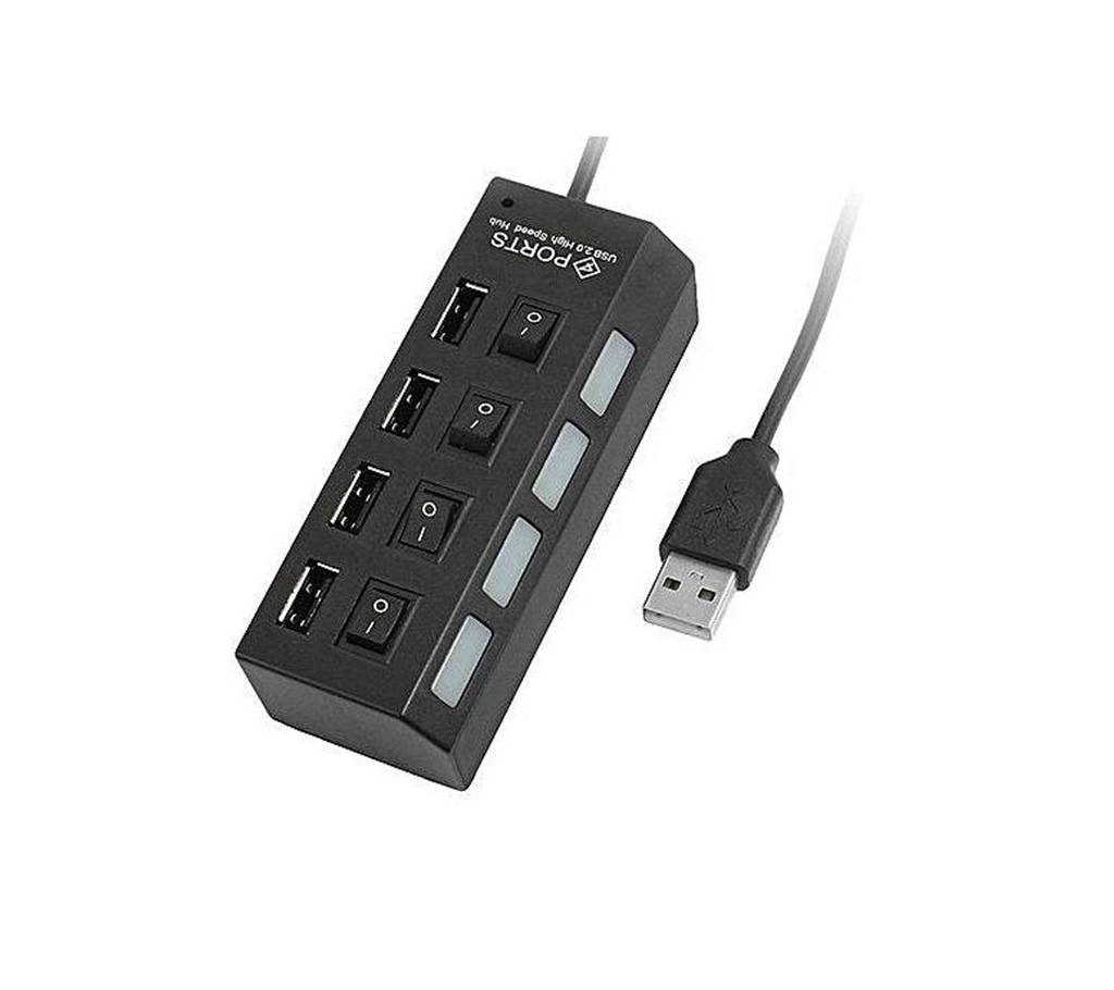 4 Port USB 2.0 হাব অন/অফ বাংলাদেশ - 832095