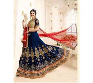 Unstitched Georgette Embroidery Lehenga copy
