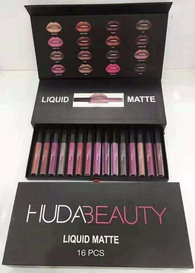 Huda Lipstick Deluxe বক্স (১৬ পিস) বাংলাদেশ - 480134