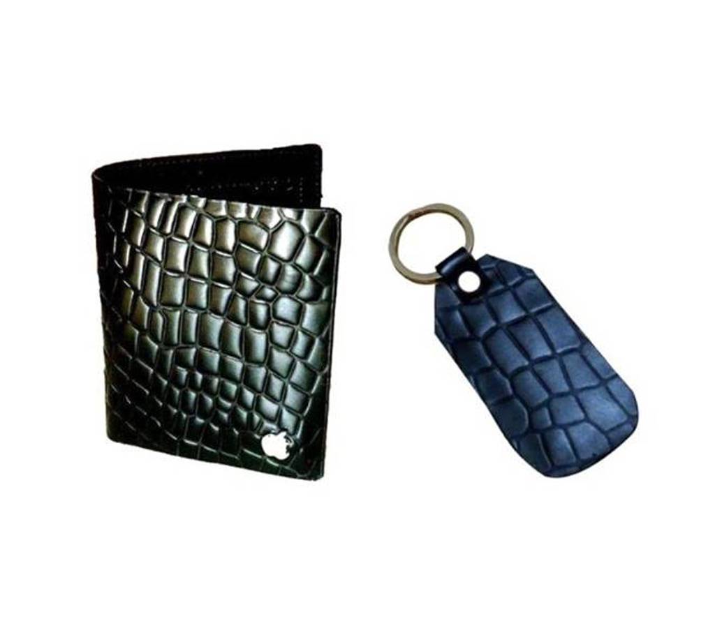 Apple Leather Coated Wallet with Key Ring বাংলাদেশ - 622414