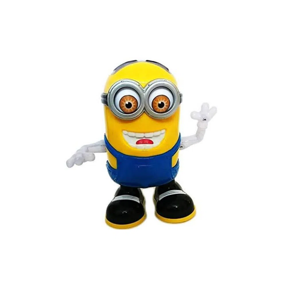 Dancing minion with music and flashing lights (multi-color)- Multi color