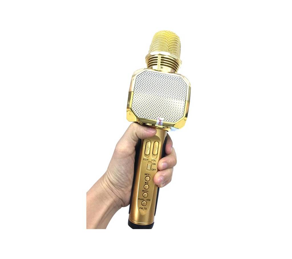 Bluetooth Microphone SD-10L karaoke LED লাইট রিমুভেবল ব্যাটারী বাংলাদেশ - 810567