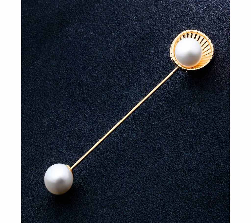 Pearl Ginkgo Biloba Brooch Pins For Women বাংলাদেশ - 723307